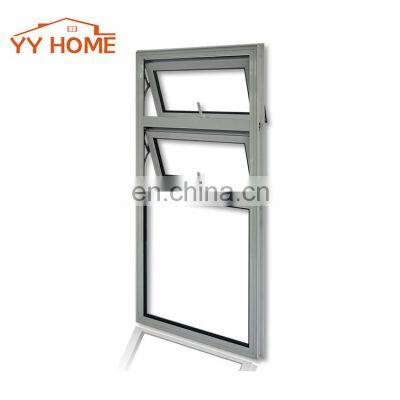 Aluminum Replacement Doors Double Glazed Aluminium Awning Window for Apartment Use