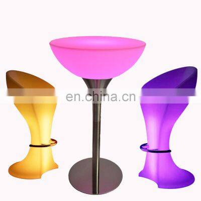 wireless illuminated glowing led portable led light bar cocktail mobile portable lighted mini bar counter design led bar table