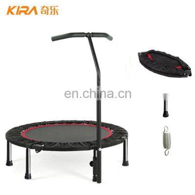 40inch  indoor mini fitness trampoline with handle