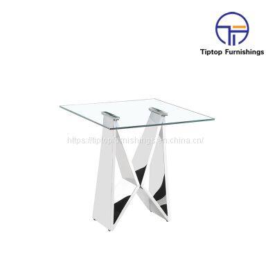 Home Adjustable Rectangular End Table Coffee Table with Shelf