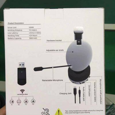 Улучшите свой игровой опыт с нашими 2.4G беспроводными игровыми наушниками Product_ID 1011!