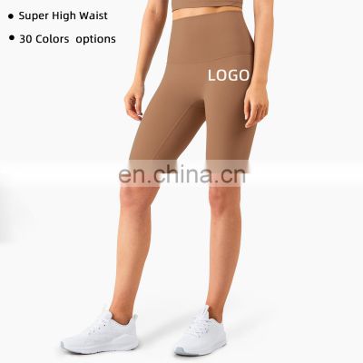 Fast Dispatch Super High Waist Sports Yoga Shorts Women Outdoor Exercise Biker Short Leggings Gym Fitness Wear Short Pants