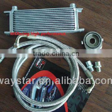 universal 13 rows oil cooler kit racing car 13 rows oil cooler