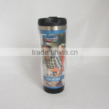 16OZ Double wall Layer stainless steel coffee tumbler cup Travel Mug