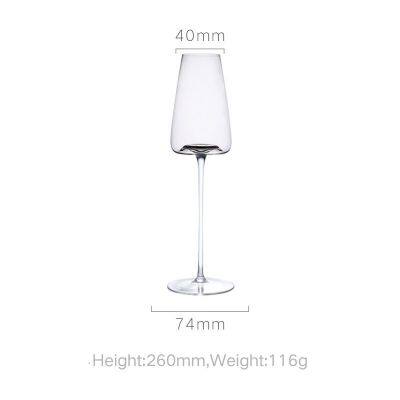 Free Samples Clear Luxury Goblet Crystal Wine Glasses Stemless Red Wine Glass Lead Free Long Stem Glassware photo-5