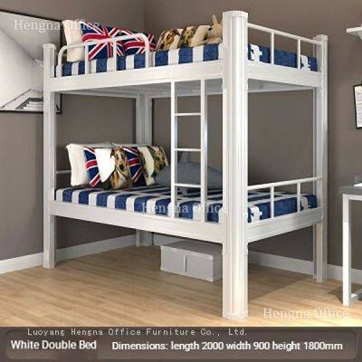 Camas superpuestas profesionales con escaleras y espacio de almacenamiento HG - BB069 | Perfil de acero reforzado, 180 cm de altura, para hostales y colegios internos - Proveedor de China para el Reino Unido