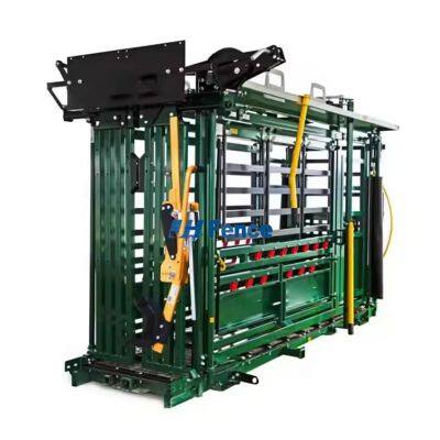 Cattle Crush With Weighing Scale Livestock Head Bail Parallel Side Squeeze Hot Dipped Galvanized Squeeze Cattle Crush