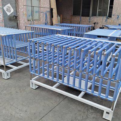 Adjustable Angle Lean Pipe Rack for CNC Machined Parts Handling