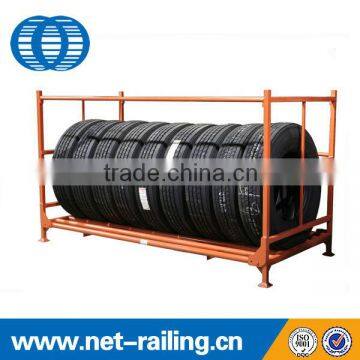 Adjustable steel truck tire rack for sale