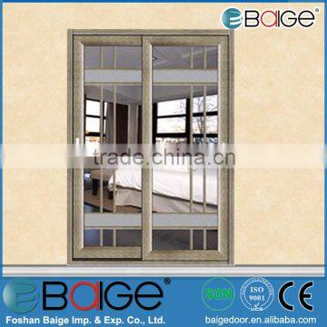 BG-AW9129 Kotean outdoor interior wooden glass sliding doors