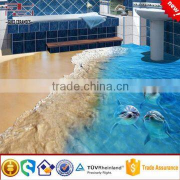 3d Flooring for Porcelain Bathroom Tile 3d Ceramic Floor Tile photo-3