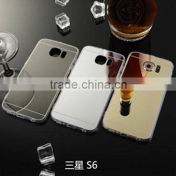 Wholesale Case Cover for Samsung Galaxy s6 , Tpu Bumper Mirror Mobile Phone Case Quality Choice photo-4