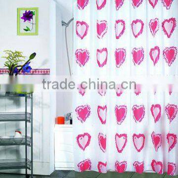 transparent PEVA shower curtains