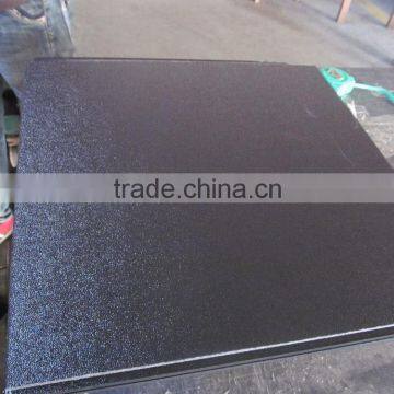 New 3# Texture 3mm Black ABS plastic Sheet 420*420mm