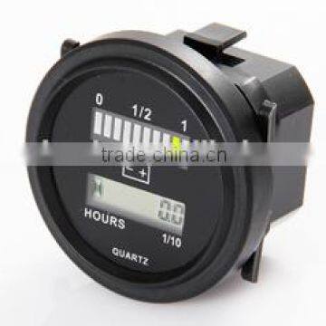 LED Hour Counter Battery Discharge Indicator for Golf Buggies Utility Vehicles