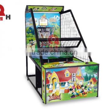 2013 new coin operated basketball machine for children