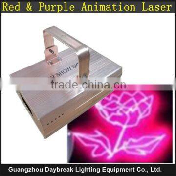 Red Purple Laser Light Animation Laser Rose Red Color DMX512 AC110-240V 300MW -- 1000MW