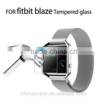 New design fashionable hot sale new premium 9H tempered glass screen protector for Fitbit Blaze