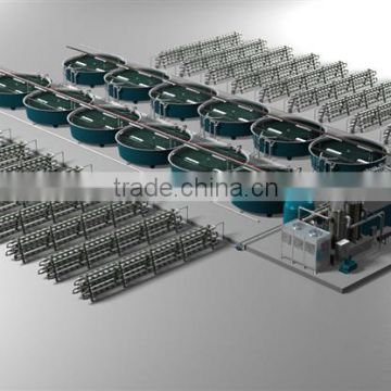 Fish farm and hydroponics system/fish farm project