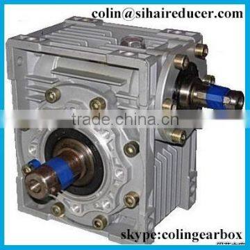 RV075 worm gearbox Mechanical Power, Gear Reducer With Extension Worm Shaft