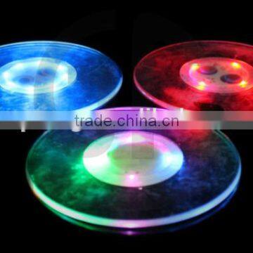 LED Coaster Color Light Up Drink Cup Mat Tableware Glow Bar Club Party