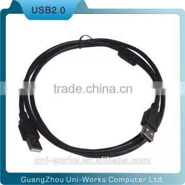 male to male black USB2.0 cable