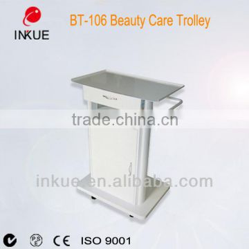 BT-106 White Trolley Spa Wholesale beauty spa plastic storage beauty salon trolley