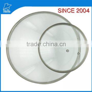 Round Glass Lid for Pot With Steam Hole photo-3