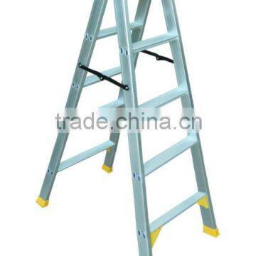 Double Side Foldable Aluminium Step Ladder double equal ladder