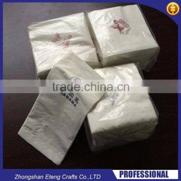 Wholesale printed dinner napkin with customized logo