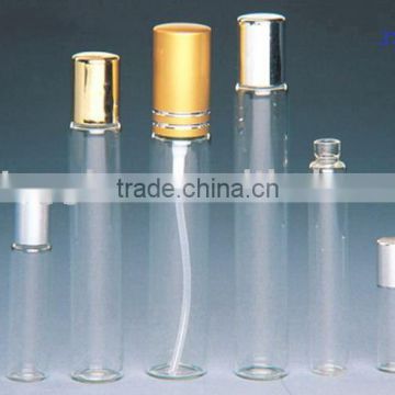 Glass vials with pump sprayers