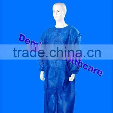 Disposable PP/SMS/SF Protective Coverall with Hood and Waist Elastic waterproof