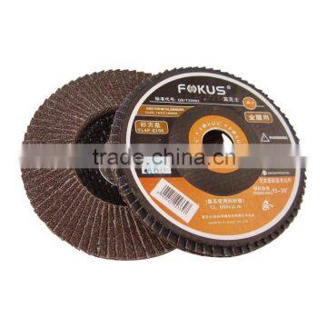 Fokus 4" Flat wheel for stainless steel #60,80