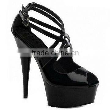 Sexy Ultra High-Heeled Shoes Big Size Sexy Sandals Clubbing Heels Shoes Fashion Guangdong Shoes Pointe Toes Fancy Sandals