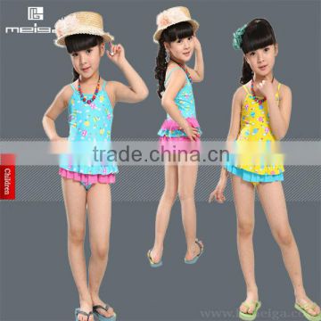 child 80%nylon20%spandex printed one piece swim beach wear