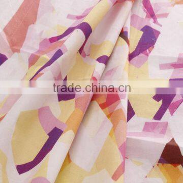 china manufacturer wholesale print fabric of 100 % cotton poplin fabrics for dress