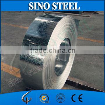 Supply high quality DX52D small spangle galvanized hoop iron strip