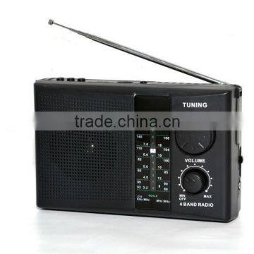 Good Quality Remote Control Li-ion Battery USB SD AM/FM Portable Classic Radio