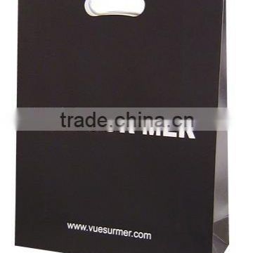 Die cut Ivory board paper bag