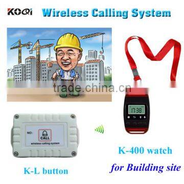 elevator call buttons for construction site with wireless electronic