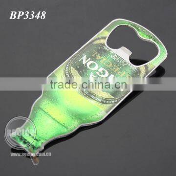 Beer Bottle Shaped Promotional Vietnam Saigon Souvenirs Printing Stainless Steel Metal Custom Beer Bottle Opener photo-4