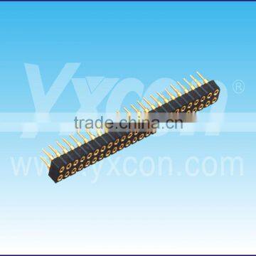 Dongguan Yxcon 2.00mm Pitch Single Layer Dual Row Straight High Quality Round Female Header Connector photo-2
