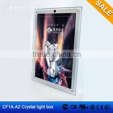 Edgelight Cheap price led advertising acrylic displayer for led display