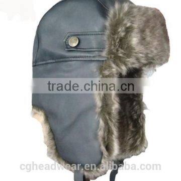 China manufacture wholesale fur hat/ russian style fur hat/ mongolian fur hat