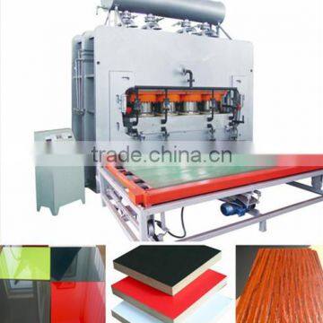 MDF Short Cycle Melamine Lamination Hot Press Machine,MDF short cycle laminating press