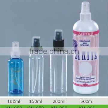 100ml,150ml,200ml,500ml PET/PE Spray pump Bottles(for perfume, cosmetic, medical)