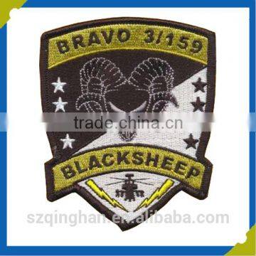 Military embrodery patch manly garment label FOR men's clothing