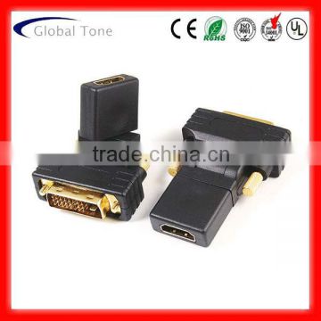 GT3-1030 DVI (24+1) male to HDMI female Adaptor ROTATING 270 degree