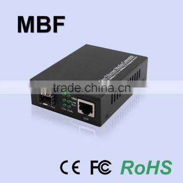 1SFP Slot and 1RJ45 Port SFP Fiber Media Converter