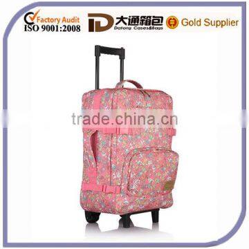 Hot sale trolley travel bags for girls